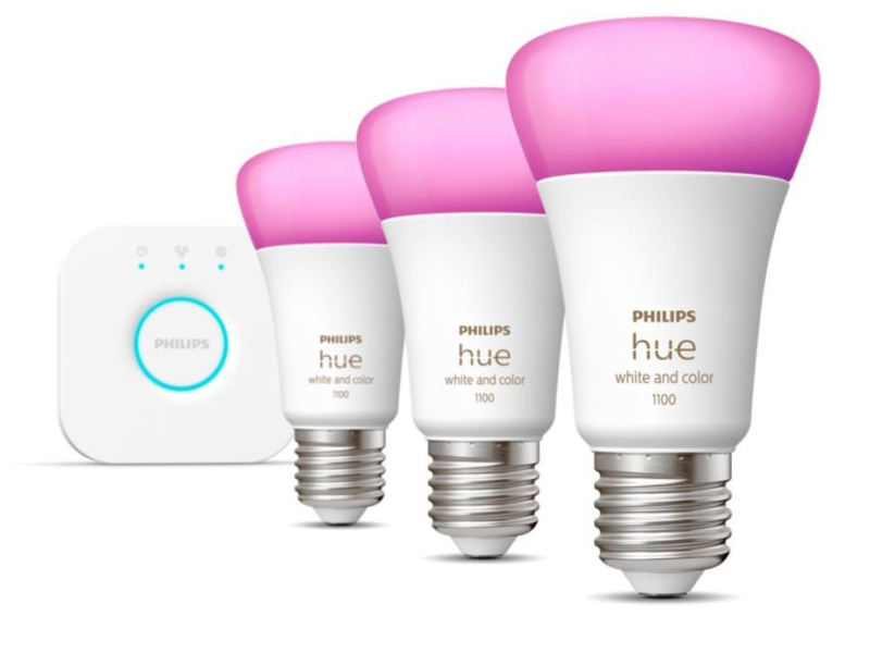 Philips Hue Zestaw startowy White and color ambiance 3xE27 1055lm